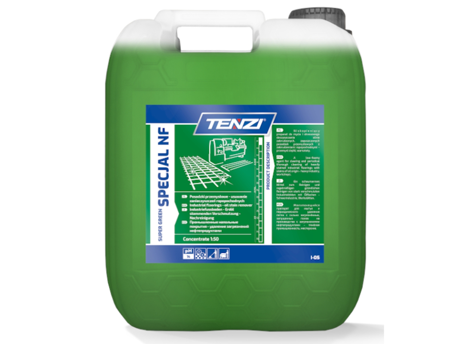 Super Green Specjal NF I05 Tenzi 10l Mycie posadz.